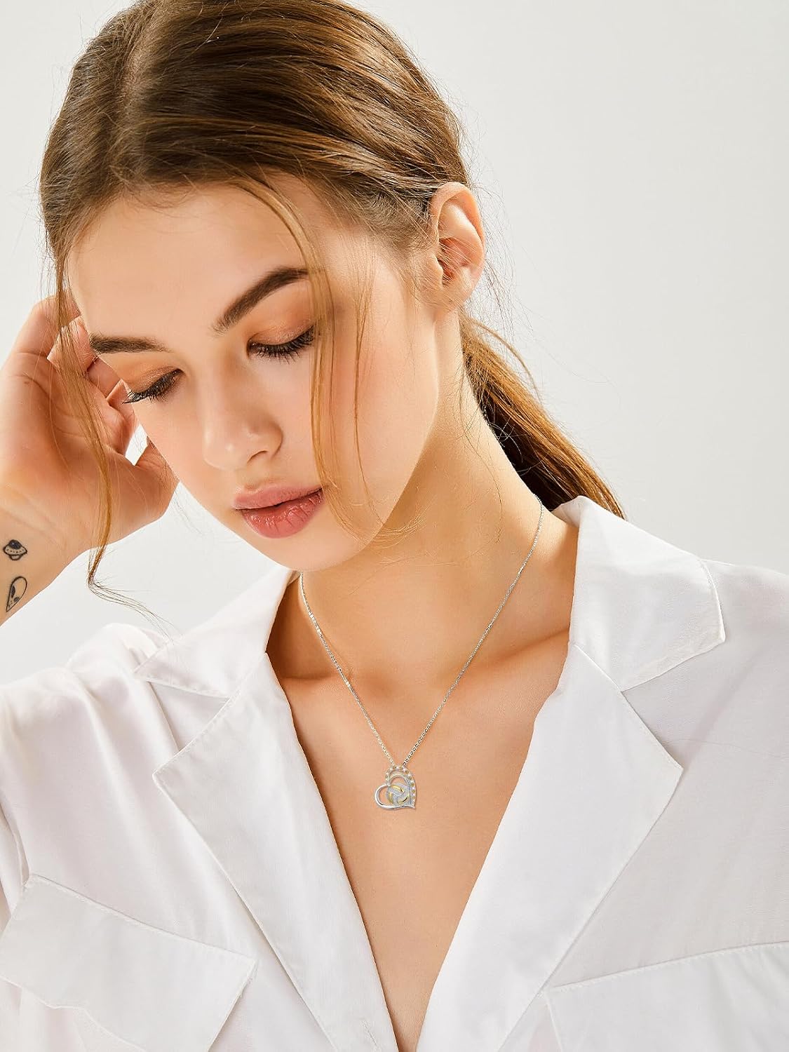 Midari Football/Softball/Volleyball/Soccer Necklace 925 Sterling Sliver Sport Necklaces for Women Sport Jewelry Gifts for Daughter Women Sports Fans