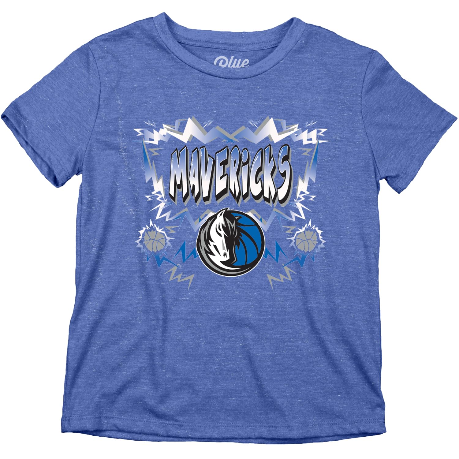Blue 84 NBA Unisex Kinder NBA Offiziell Lizenziertes Youth Tri-Blend T-Shirt Basketball Team Farbe