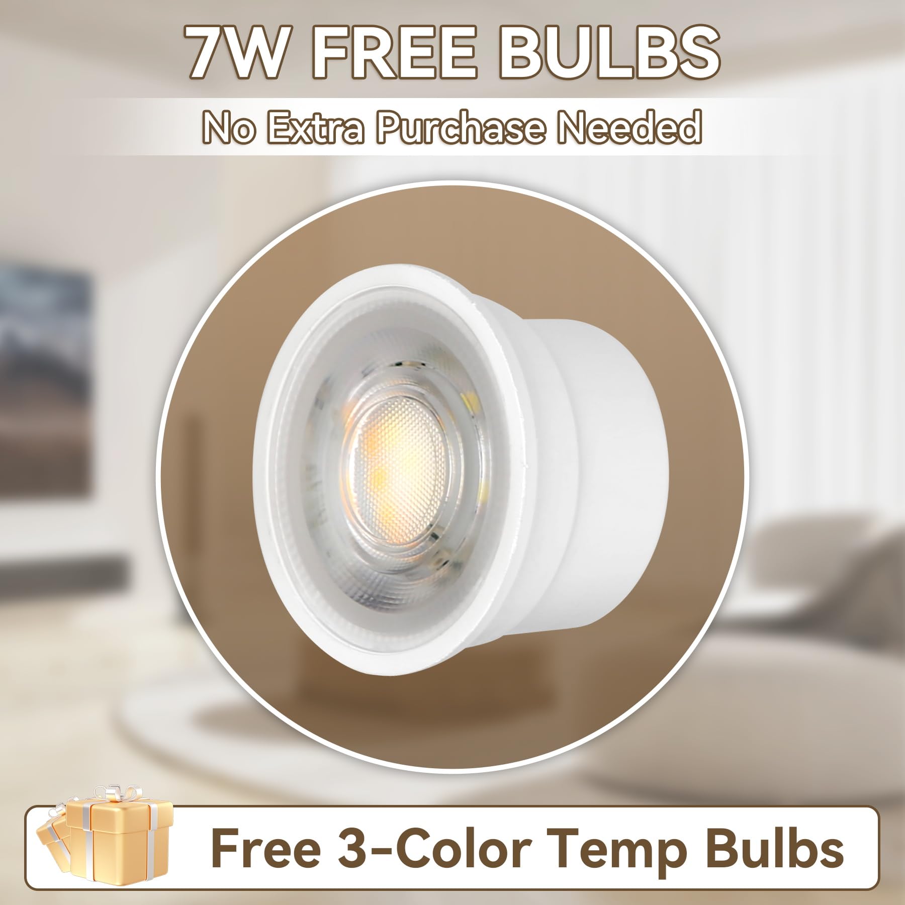 CANMEIJIA Reflektor sufitowy LED 7W ściemnialny, sufitowy, Ø80x50mm, bardzo płaski, obrotowy o 30° montowany na powierzchni, 3000K/4000K/6500K, reflektor sufitowy aluminiowy, okrągły, czarny 4 sztuki