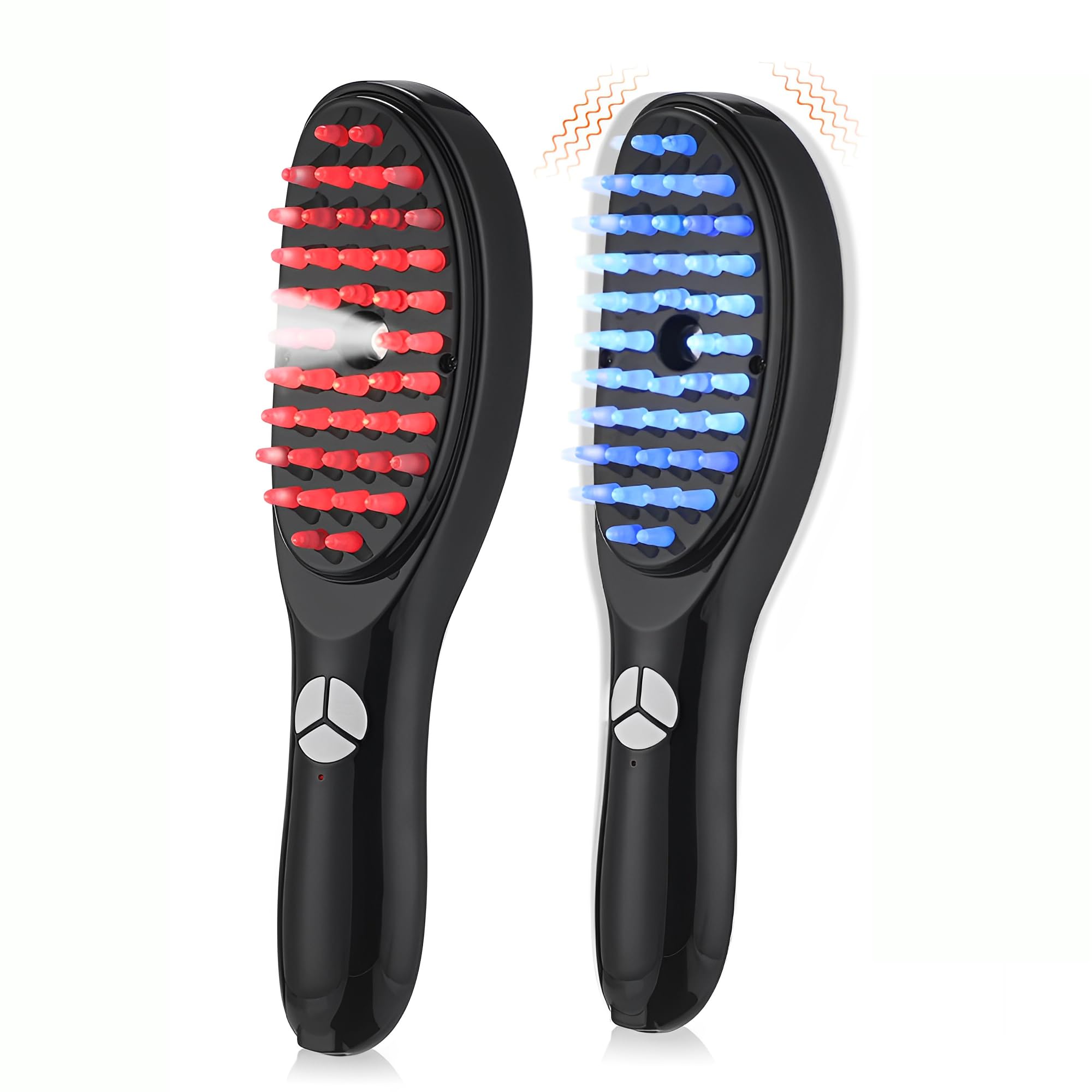 Beauenty 3-in-1 Electric Scalp Massager Comb – Anti-Hair Loss, Infrared Blue Light for Hair Growth, Scalp Care, and Essential Oil Spray(Portable Design)