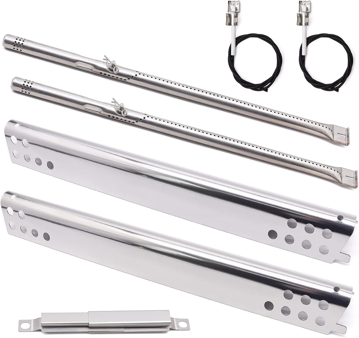 Adviace Grill Parts Kit Compatible with CharBroil Charbroil 463625217 463625219 463673519 463673517 463673019 463673017 Grill Models, Heat Tents, Burners, Carryover Tubes, Ignitors Replacement