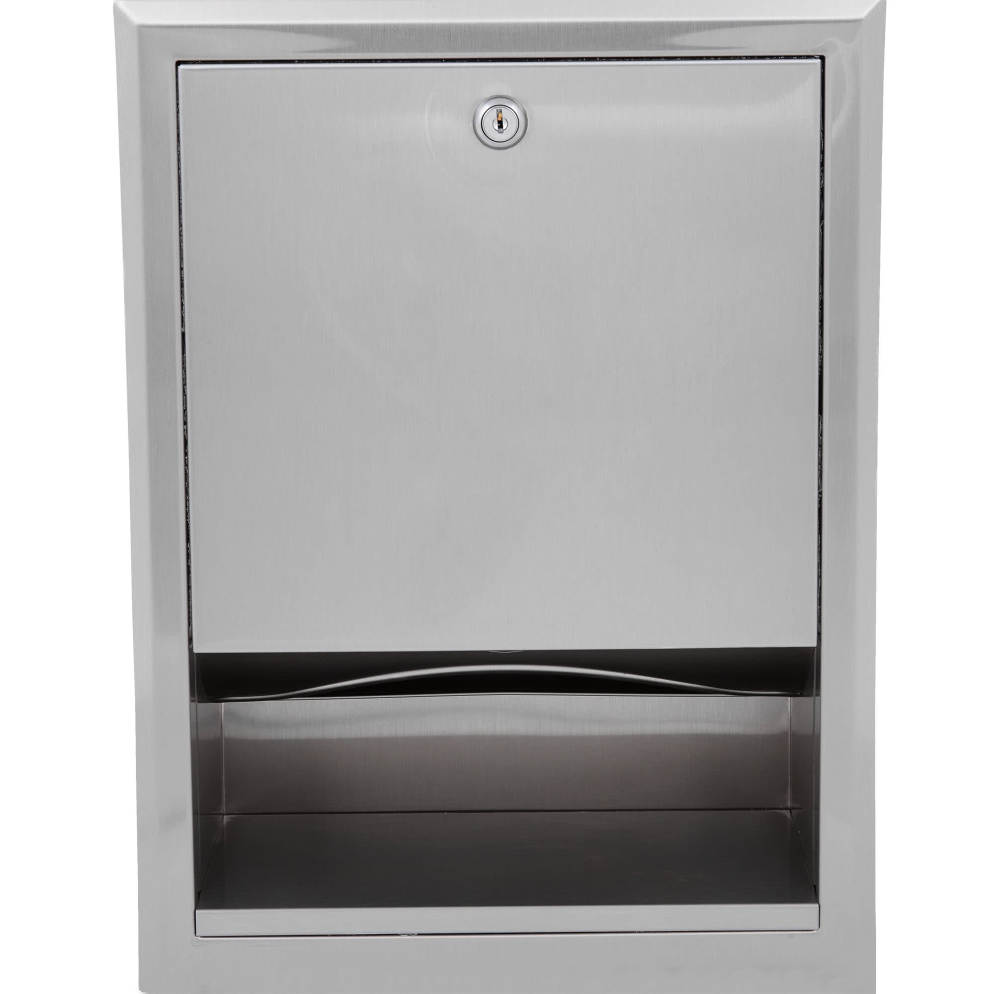 TableTop King B-359 C Fold or Multifold Recessed Paper Towel Dispenser