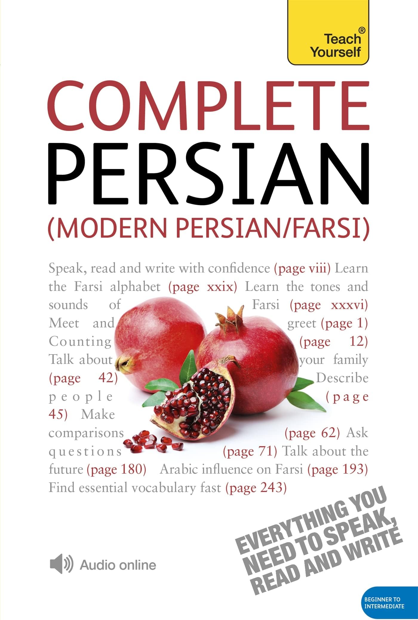 Complete Modern Persian (Farsi) Beginner to Intermediate Course: Learn to read, write, speak and understand a new language (Teach Yourself)