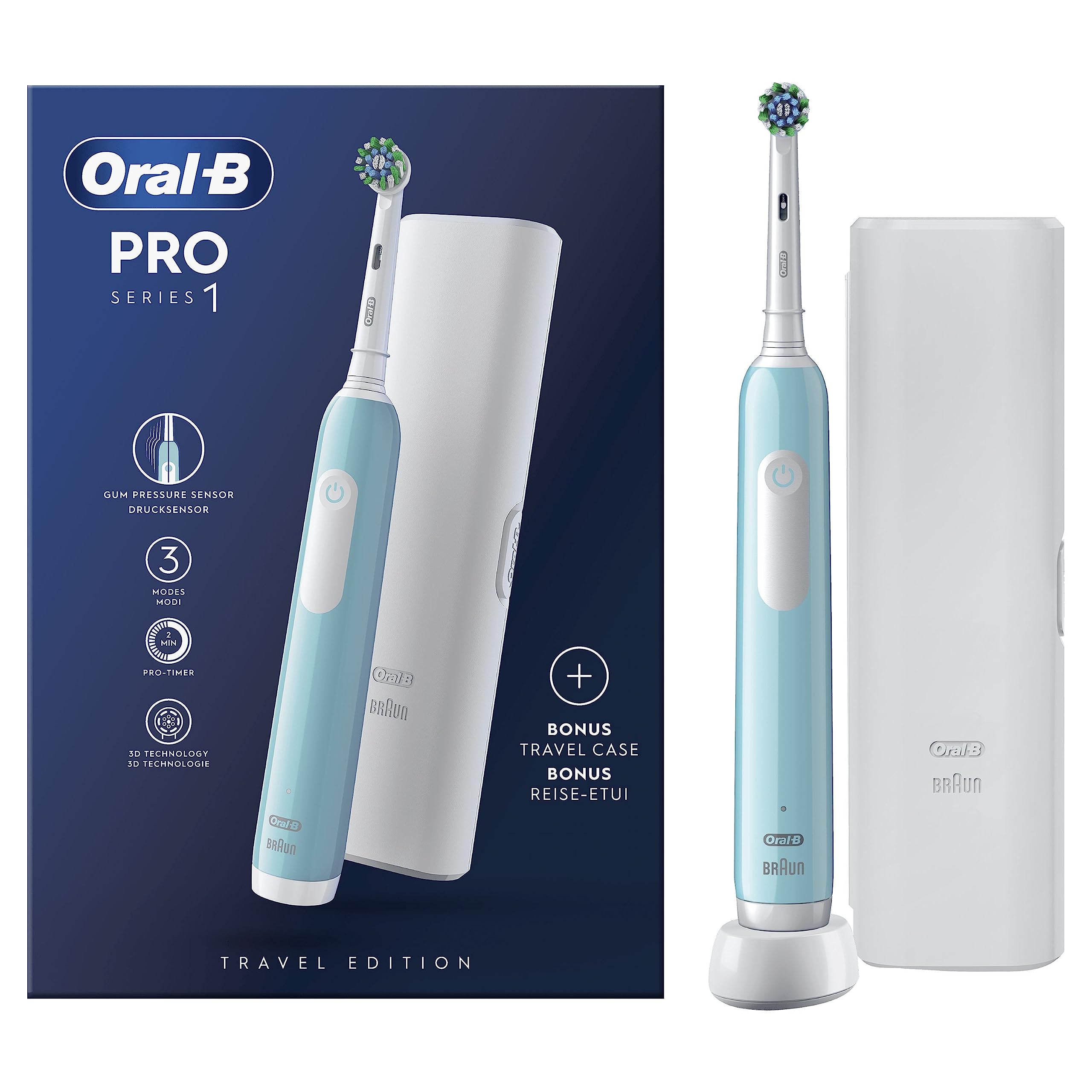Oralb pro 1 blu spazz elett+tc