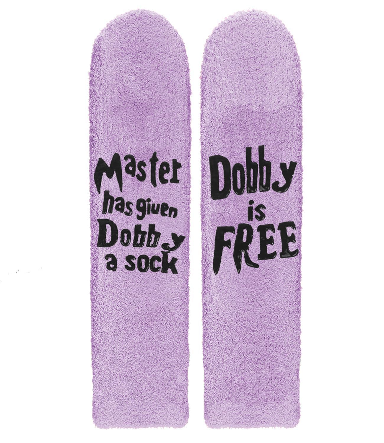 Dobby Socks - Calcetines de invierno para mujer, cálidos, mullidos, bonitos calcetines de Navidad
