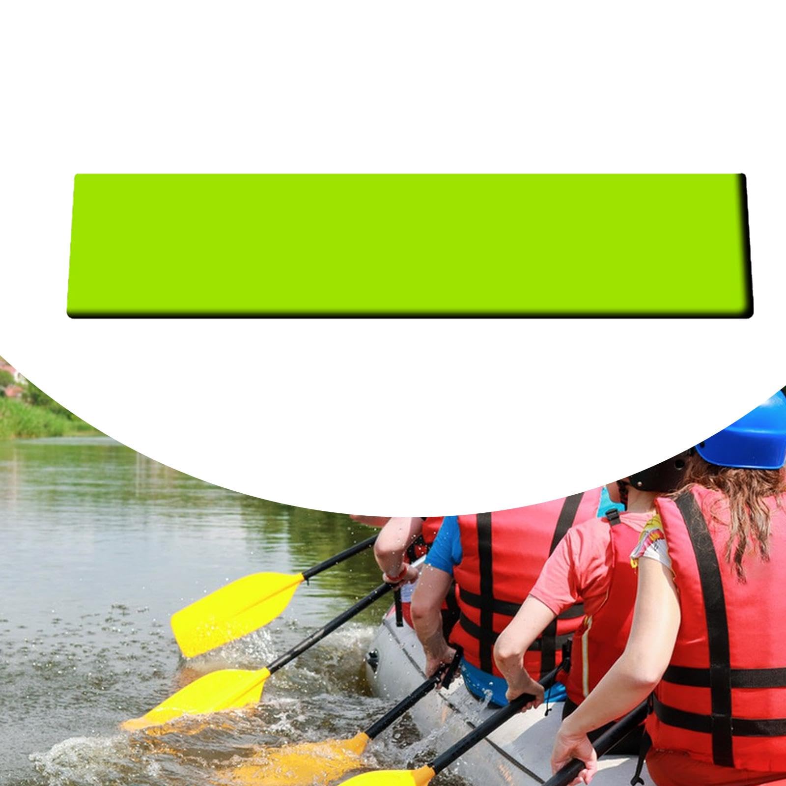 kowaku Dragon Boat Paddle Tip Protector, Cover,Non Slip for Water Sports,Easy to Use,Sturdy Accessory Paddle Guards, Green