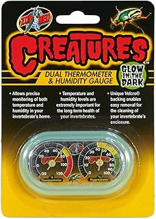 Zoo Med Creatures Dual Thermometer & Humidity Gauge 1 Count - Pack of 3