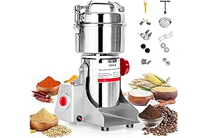 Electric Grain Mill | 1000g Capacity Coffee Grinder