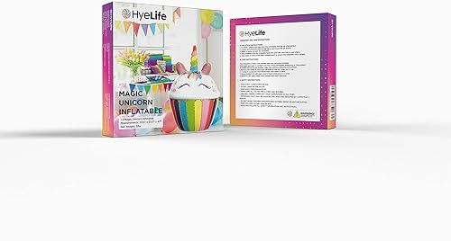 Miniatura 3 de Decoración inflable de unicornio de 4 pies para decoración de fiesta para interiores y exteriores