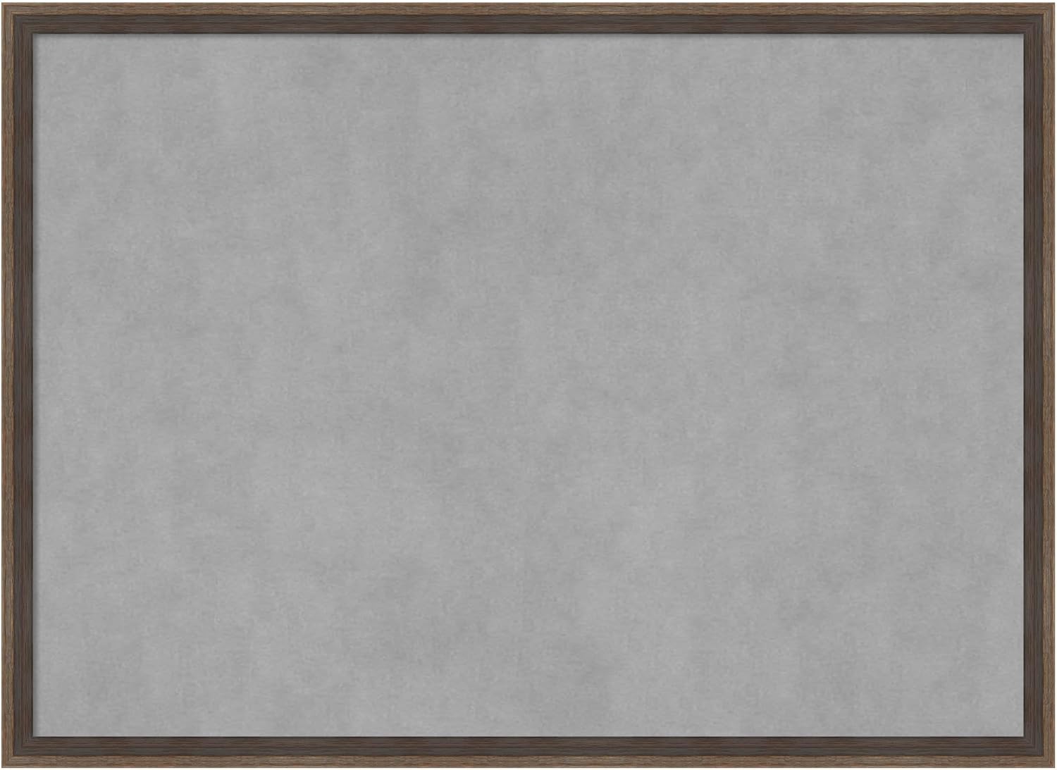 Amanti Art Framed Magnetic Board (29 x 21) Hardwood Wedge Mocha Magnet Board, Medium Magnetic Bulletin Board for Office Decor, Mudroom, Kitchen or Organization Drop Zone from WI, USA