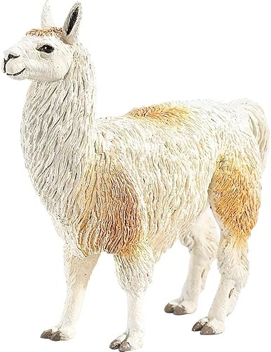 Safari Ltd. Figura de llama  Figura realista pintada a mano de 4 pulgadas modelo  Juguete educativo y divertido para niños, niñas y niños a partir