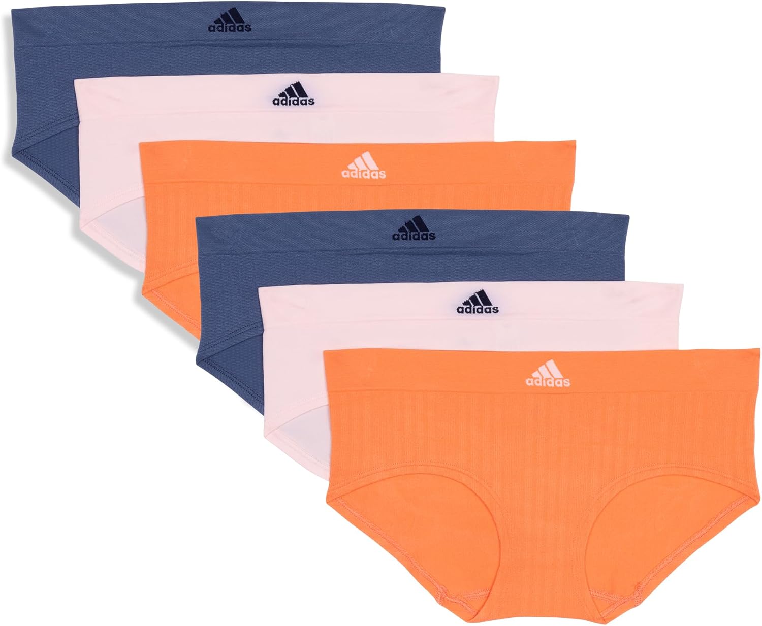 adidas womens Seamless Hipster Underwear 3 Pack