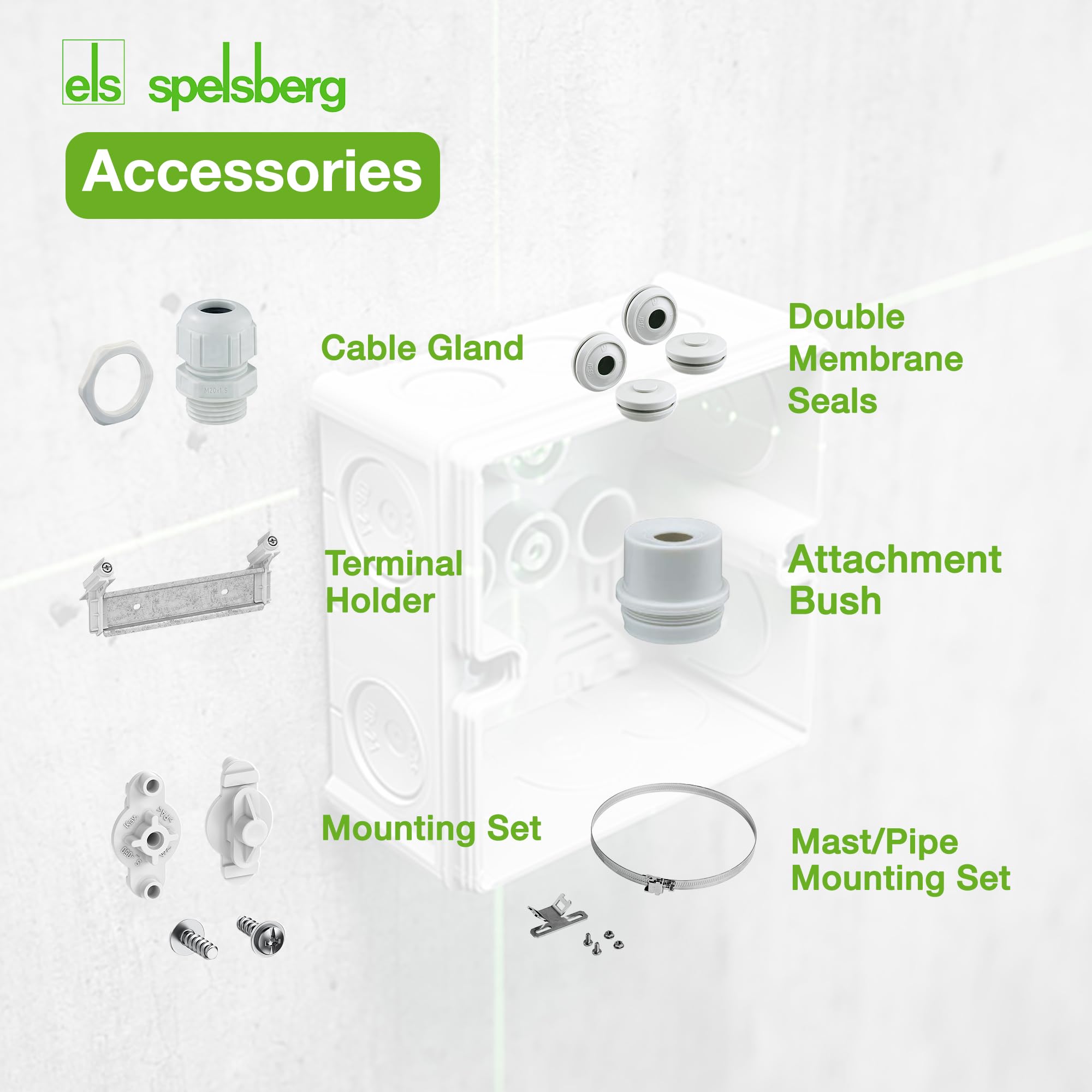 Spelsberg Abox SL-10², Professional IP55/IP66 Junction Box with Raised Screwless Terminal Block, VDE Certified - Image 3