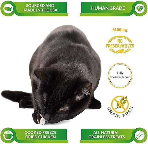 Miniatura 3 de LIFE ESSENTIALS BY CAT-MAN-DOO Pollo liofilizado para perros y gatos -5 oz (1)