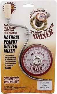 Organic Self Cleaning Peanut Butter Mixer, white, 16-ounce jar with 3