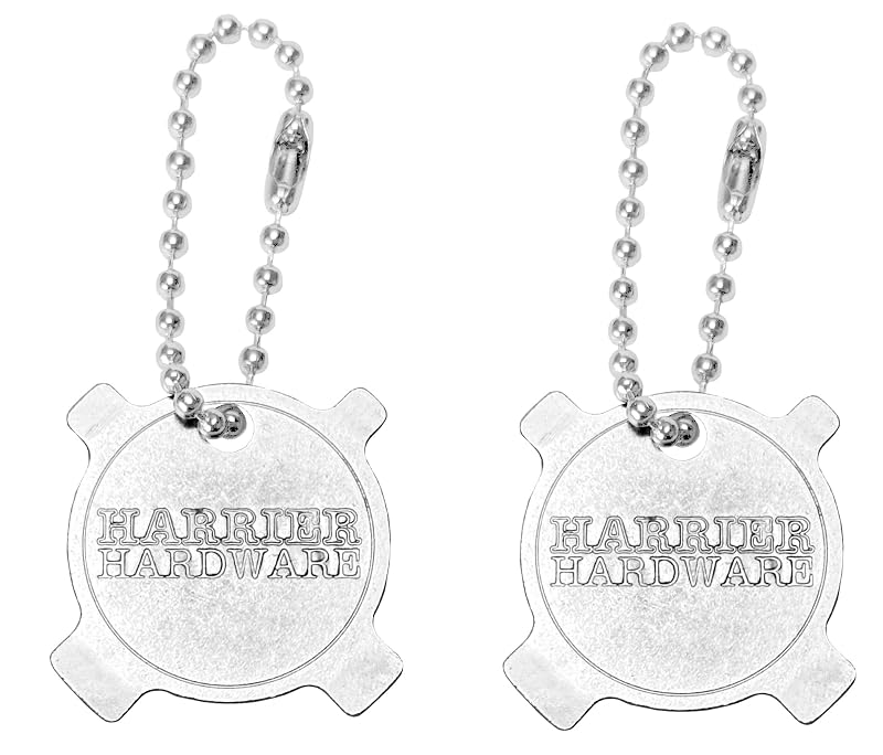 Kit com 2 Chaves de Fenda Chatas 4 em 1 com Chaveiro Harrier Hardware