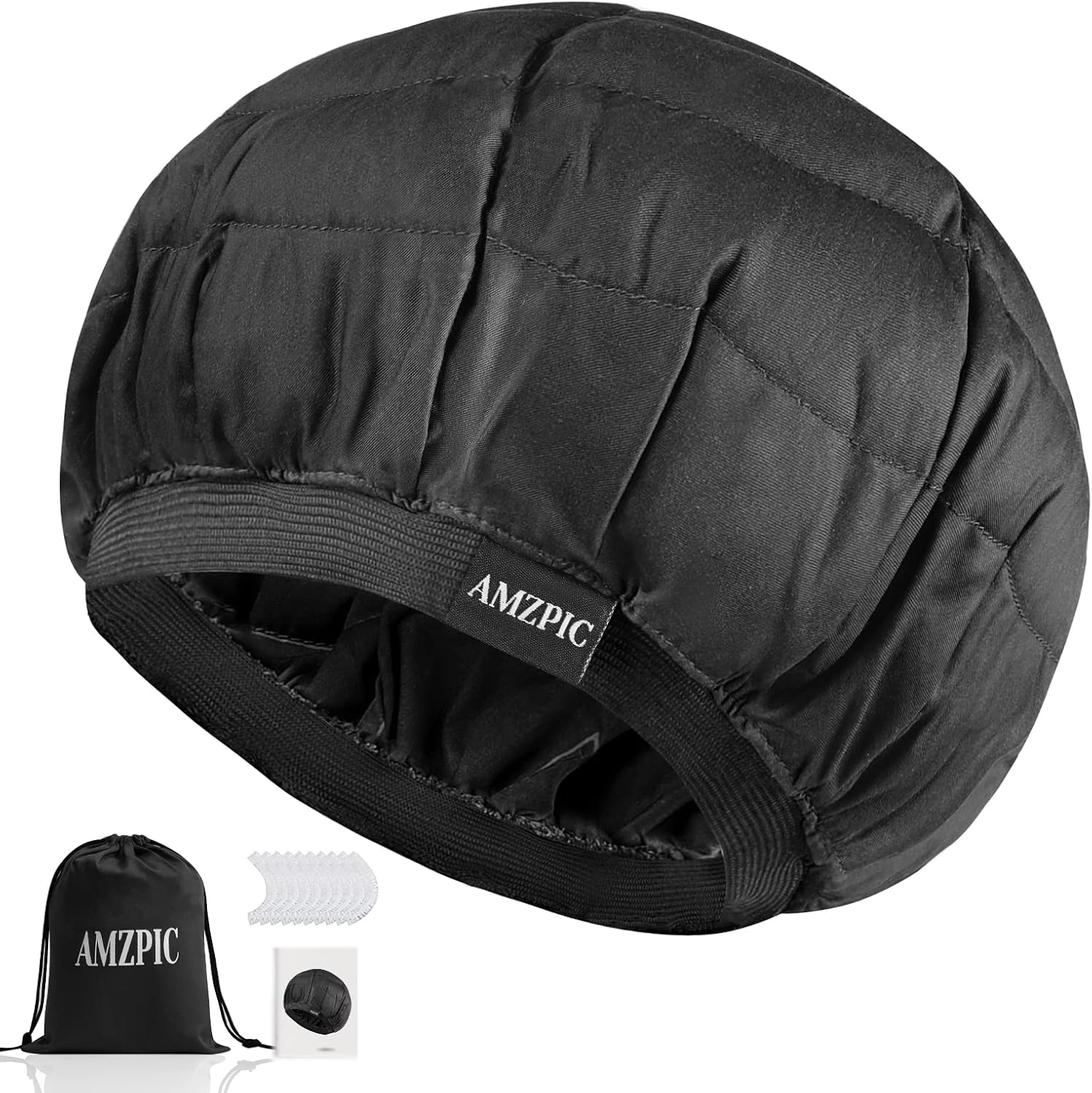 Cordless Deep Conditioning Heat Cap Safe, Microwavable Heat Cap for