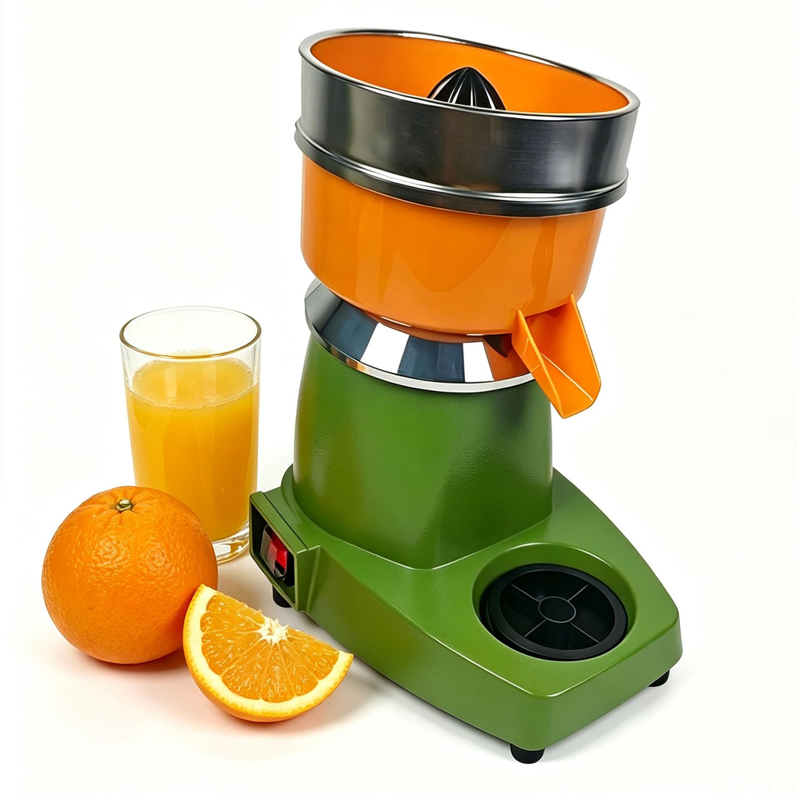 Spremiagrumi Per Limoni E Arance Con 3 Tipi Di Eliche, Velocità 1400 Giri/minuto, Spremitura Ad Alta Efficienza, Ideale Per Negozi Di Bubble Tea E Ristoranti Occidentali.