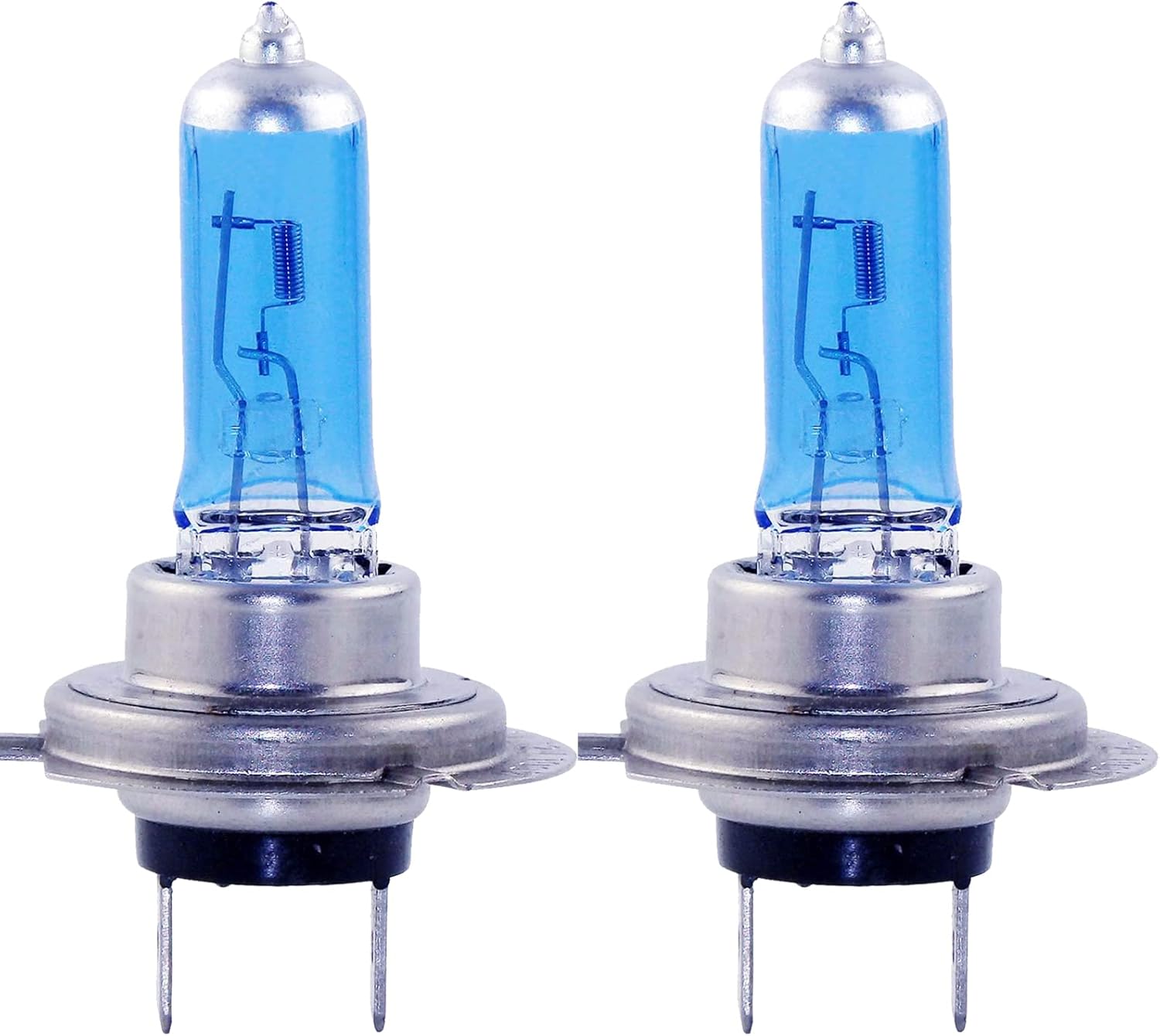 2 x H7 Headlight Bulbs Kits, 12V 100W 6500K Halogen Xenon Headlight