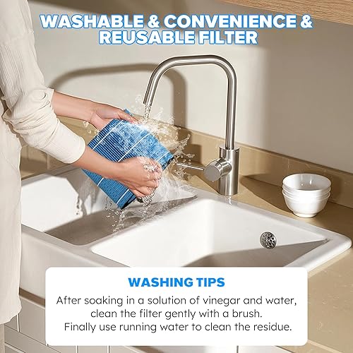 Miniatura 3 de Afloia Filtro humidificador lavable, filtro absorbente, cortina húmeda duradera, compatible con MIRO PRO y KILO PRO purificador de aire y