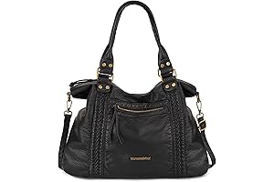 Washed Leather Hobo Bags for Women: Sleek and Versatile