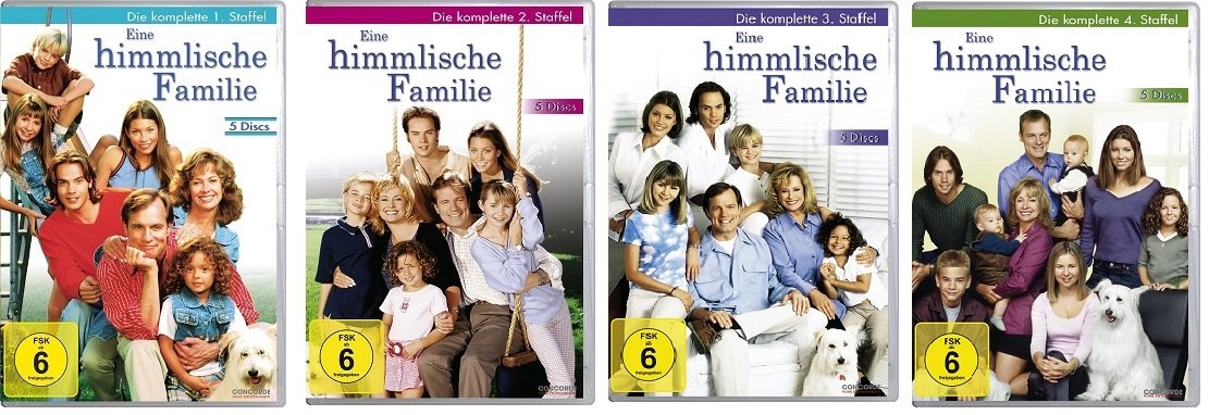 Eine himmlische Familie - Staffel/Season 1 2 3 4 * DVD Box Set: Amazon ...