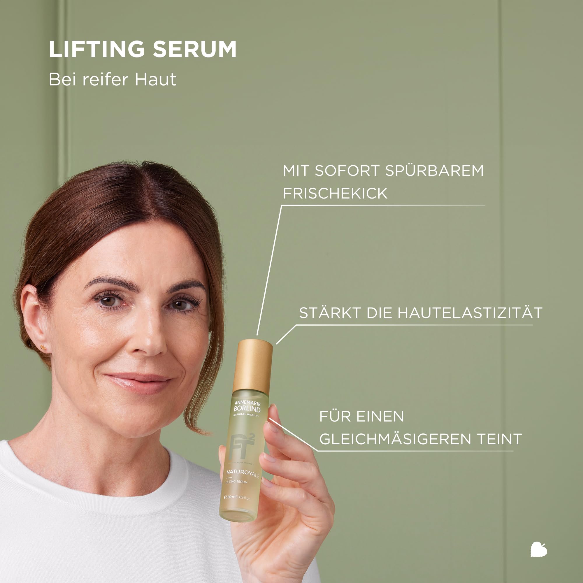 ANNEMARIE BÖRLIND NATUROYALE Lifting Serum 50ml Für Reife Haut | Anti-Aging Serum, Anti-Aging Gesichtspflege, Gegen Falten, Fördert Glow, Mit Strandlilie, Mit Weißem Trüffel