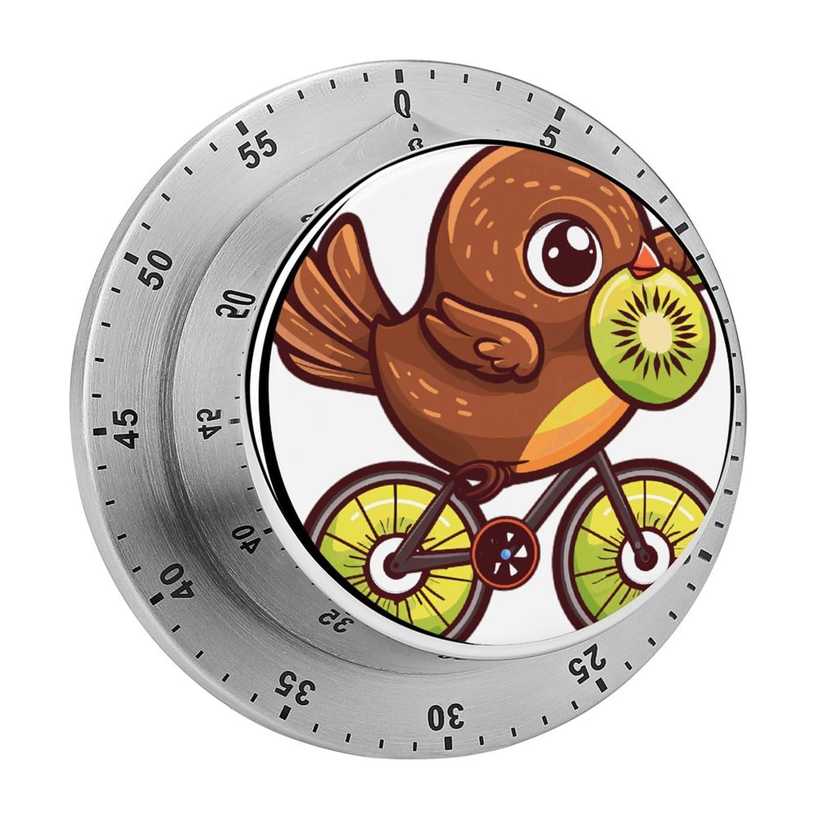Kiwi Bird Fruit Bike Bicycle Mechanical Rotary Timer, Used for Daily Timing