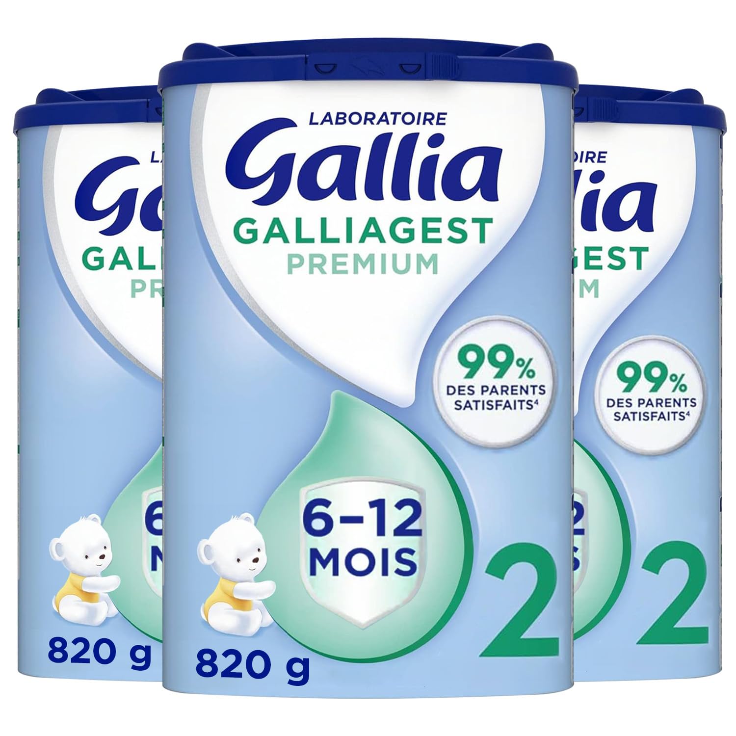 Laboratoire Gallia Galliagest Premium 2ème âge 820g x3
