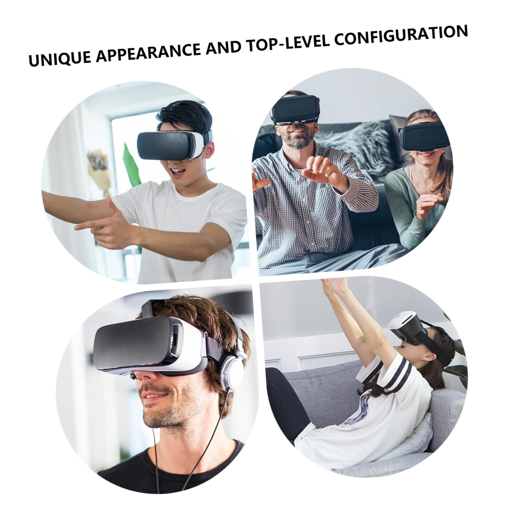 UPKOCH 3piezas Auriculares In-Ear Prácticos para Gafas VR Accesorios De Alta Durabilidad Conector De Audio Compatible Diseño Ligero y Funcional