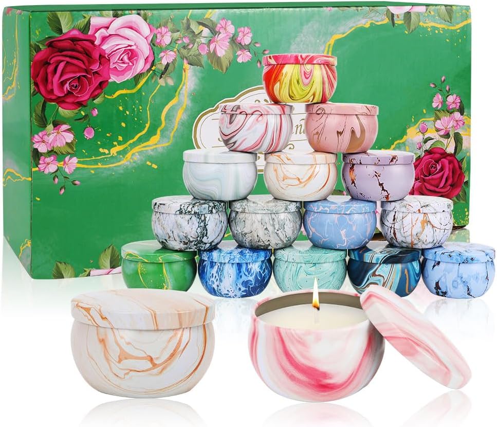 WOTOW Scented Candles Gift Set,16 Pack Relaxing Aromatherapy Scented