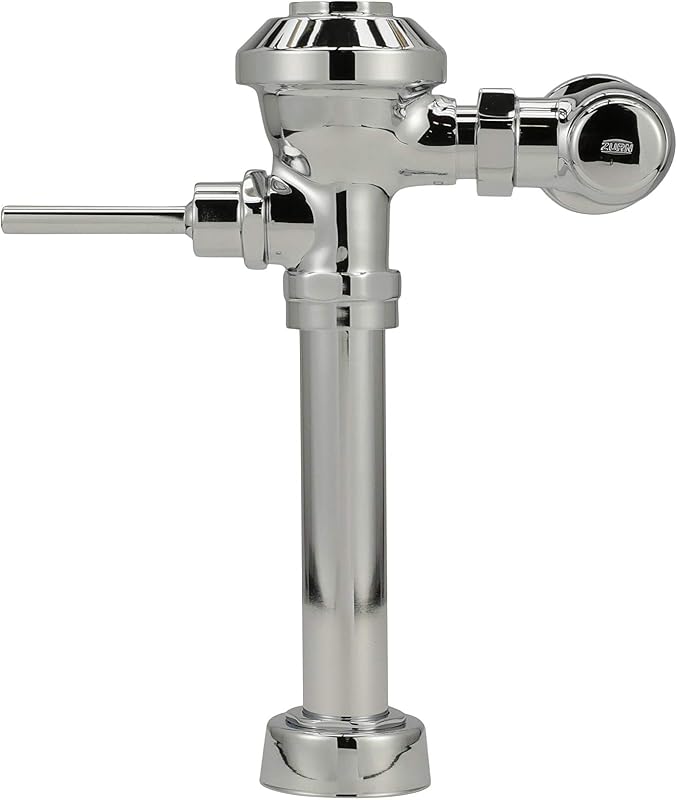 Zurn Z6000-WS1-YB-YC Manual Flush Valve, Z6000 Aquaflush Exposed Closet Flush Valve, Cast Wall Flange, 1.6 GPF, Sweat Solder Kit