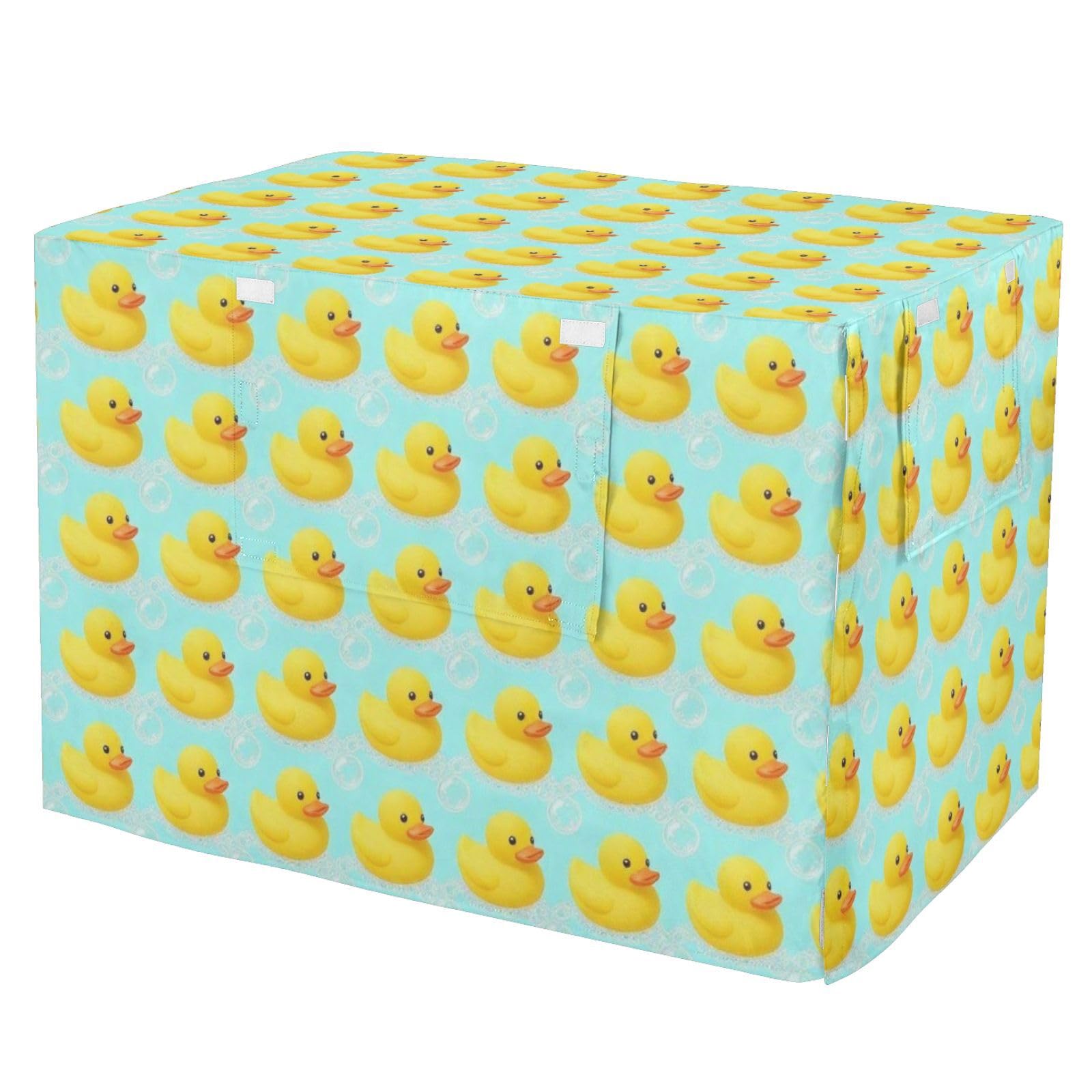 Housse de cage pour chien XL motif canard jaune étanche