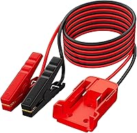 Vista 1 de Cables de puente m18 y adaptador de batería m12 para herramientas eléctricas Milwaukee Kit combinado – Arrancador de batería portátil con cables