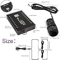 Vista 4 de AKEPO 3 en 1 Starlight Headliner Kits: Efecto Meteoro+6W RGBW Fibra Óptica Estrellas Luces+4 Coche Bajo Dash LED Luz, Música Sync App Control Fibras