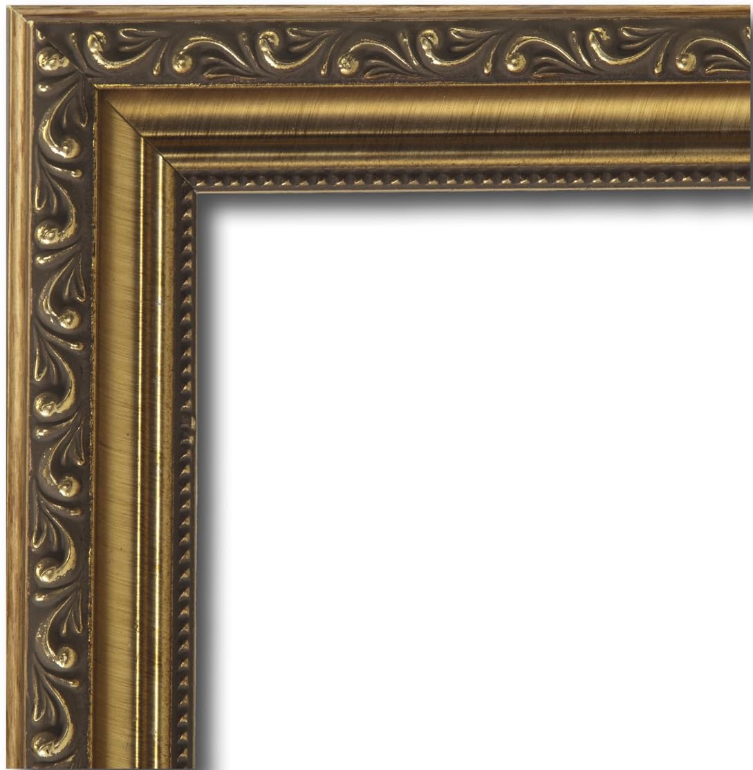 African American Black Grandma Abuela Mom Daughter Praying Dinner Table Religious Art Print 16x20" Gold Frame + Glass