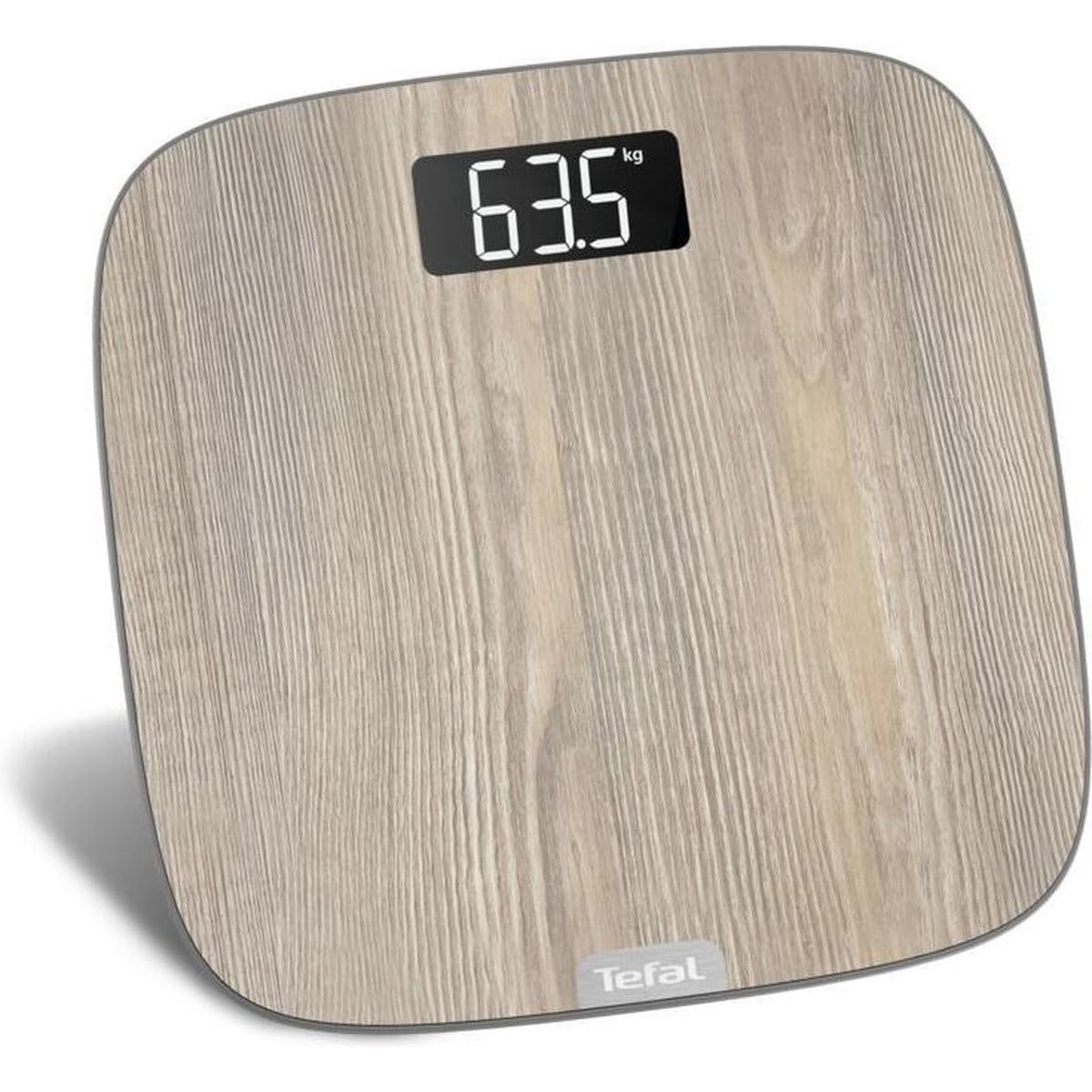 Tefal PP1600 Origin Balance écran XXL Finition élégante jusqu'à 160 kg Mise en marche et arrêt automatique, Systèmes de mesure métriques et britanniques