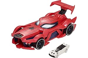 Hot Wheels Marvel Spider-Man Web-Car Launcher for 4 Year Old Boy