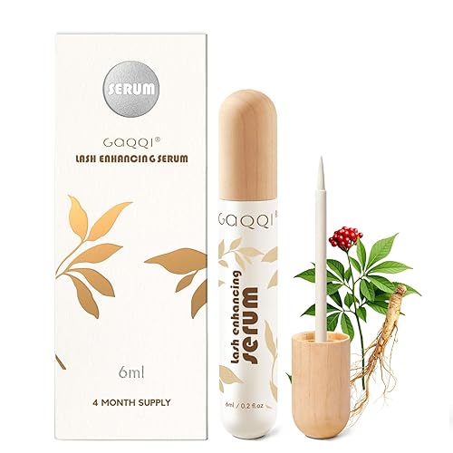 Suero de pestañas para el crecimiento de pestañas, suero de pestañas para pestañas más largas, más completas y fuertes, con fórmula natural para