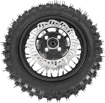 10 Rear Back Wheel 3.00-10 Tire & Rim & Sprocket for Mini Dirt Pit Bike Coolster