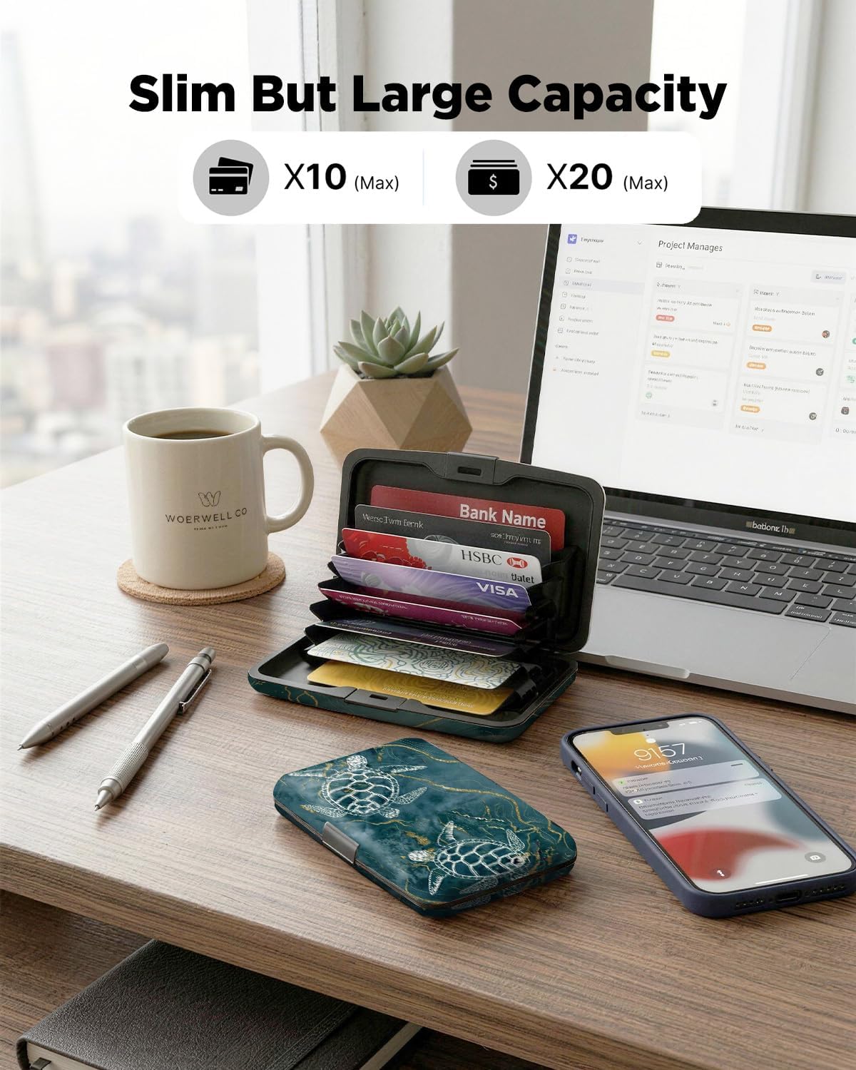 Maicican RFID Blocking Aluminum Credit Card Holder image 5
