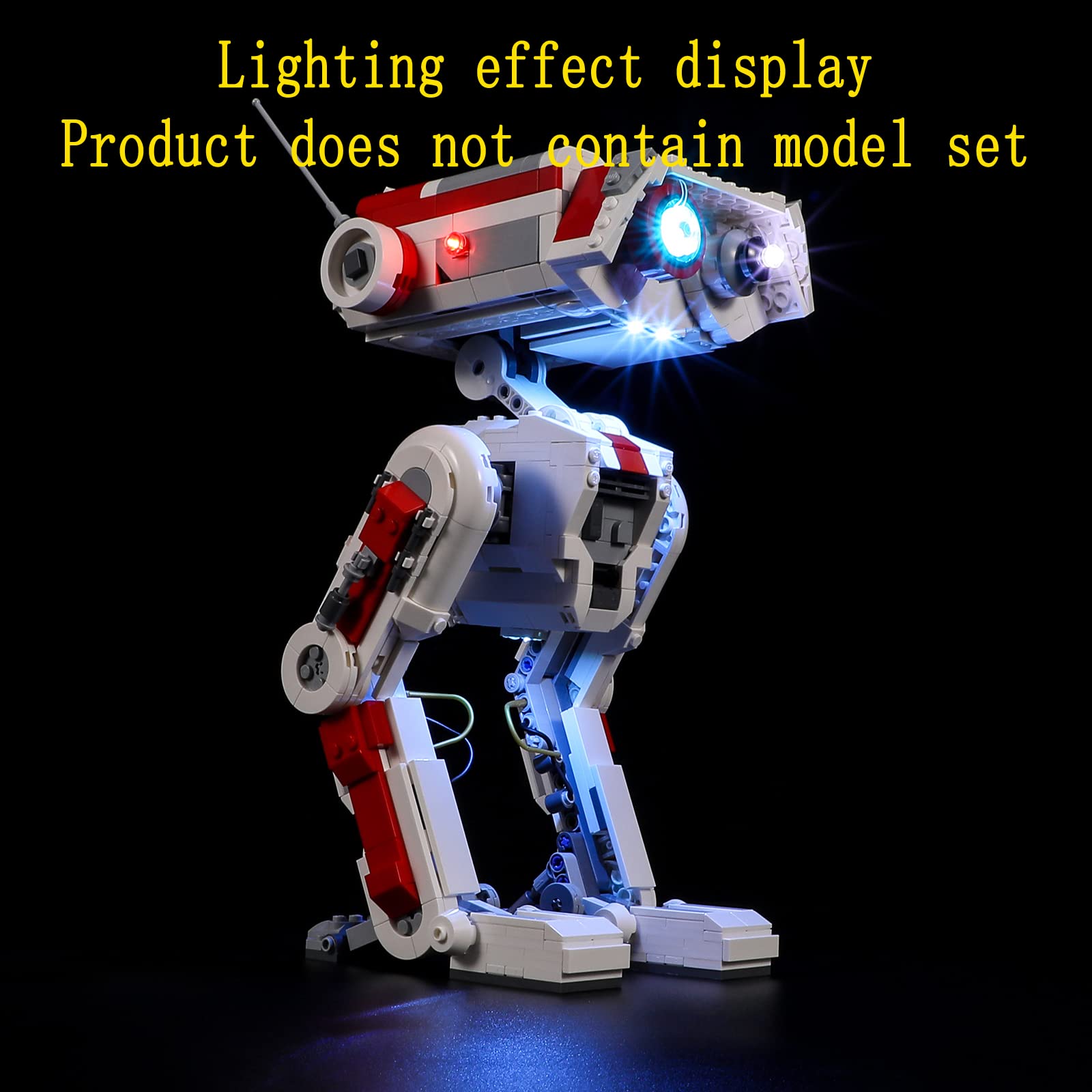 GEAMENT Oświetlenie LED Kompatybilne z LEGO BD-1™ 75335 Model do Składania Klocków (Zestaw Modeli Niezawarty)