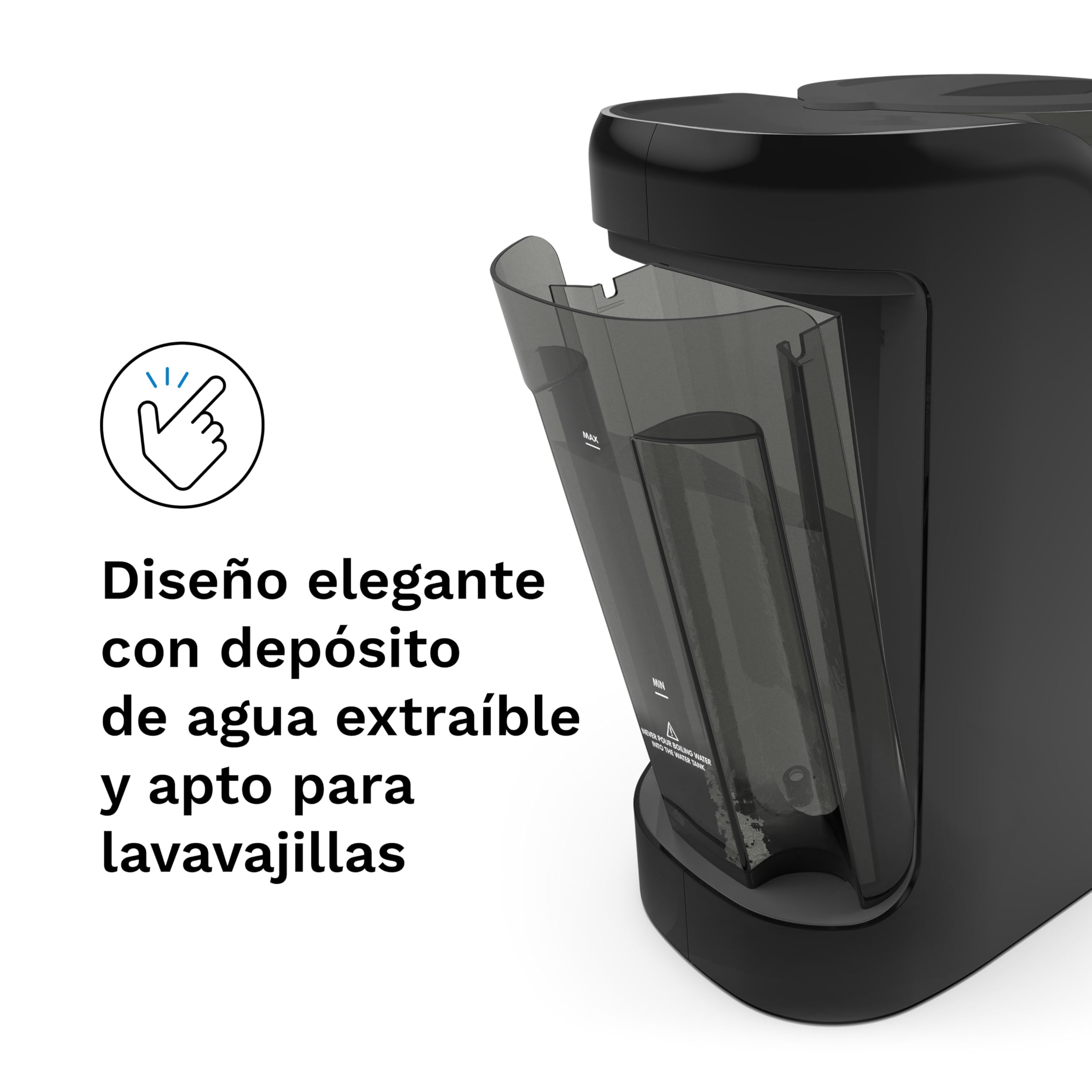 Baby Brezza - Formula Pro Advanced, Preparador de Biberones Automático y Dosificador de Fórmula, Máquina para hacer Biberones, Incluye Recambio de Embudo y Cubierta, Set Negro