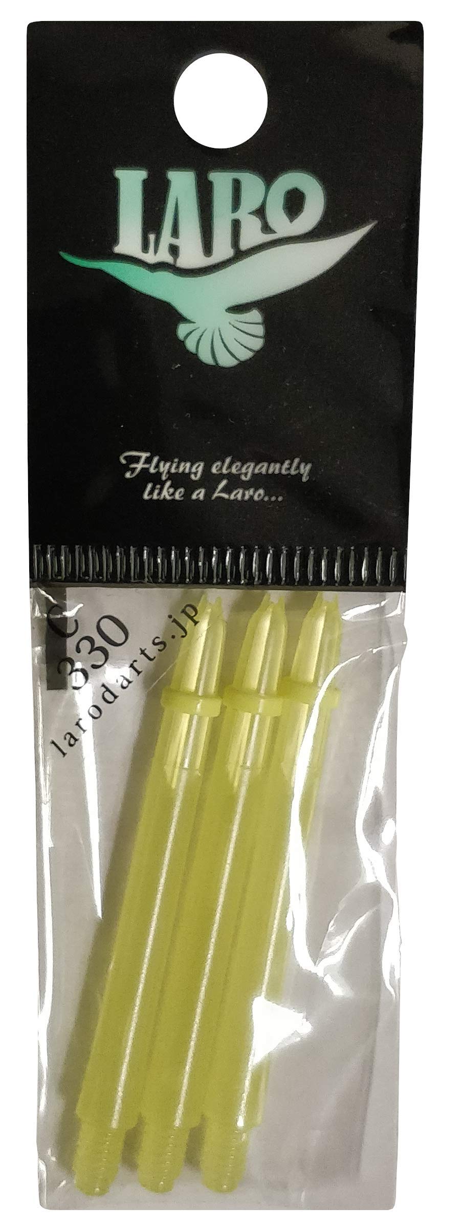 L-style Laro Locked Dart Shafts – Lightweight Plastic Shafts for Soft Tip &amp; Steel Tip Darts