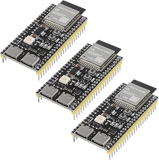 3Pcs ESP32 S3 N16R8 Dual Type-C Development Board ESP32-S3-DevKit Core Board WiFi+Bluetooth Internet of Things ESP32-S3-1-N16R8 ESP32-S3 Development Board