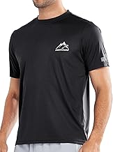 NORTHYARD Camisetas de protección solar UPF 50+ para hombre, protección solar SPF UV, secado rápido, camisetas de manga corta para pesca atlética