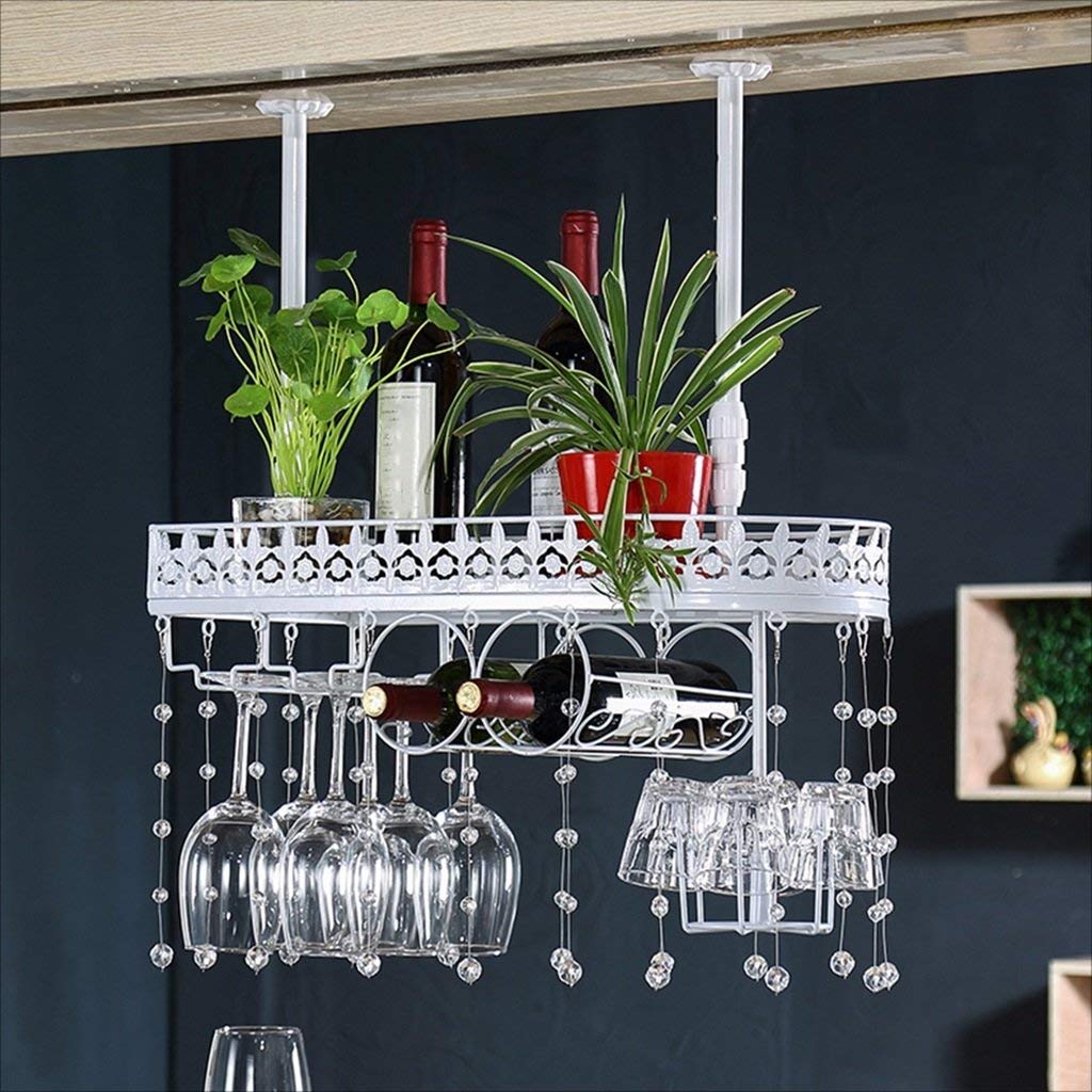 Casiers à vin en fer rétro de 60cm au design suspendu haut de gamme