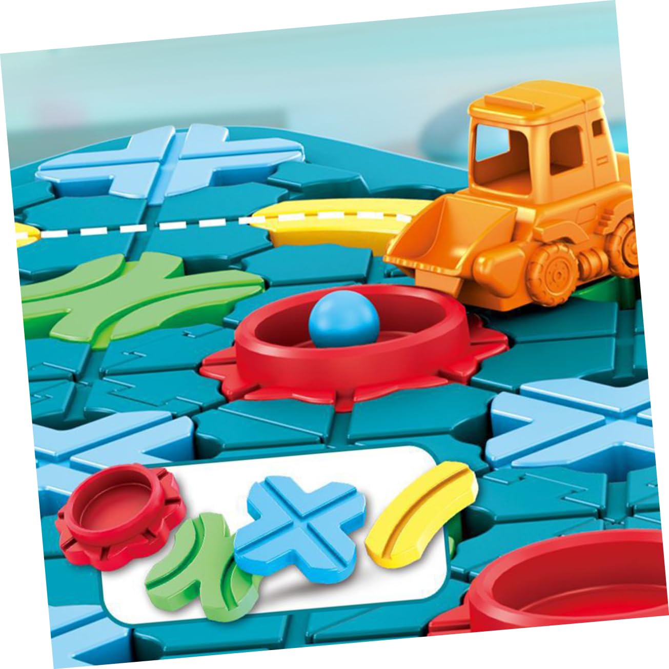 LIOOBO Car Tracks for Kids Puzzle Track Car Playset Promotes Transportation Learning