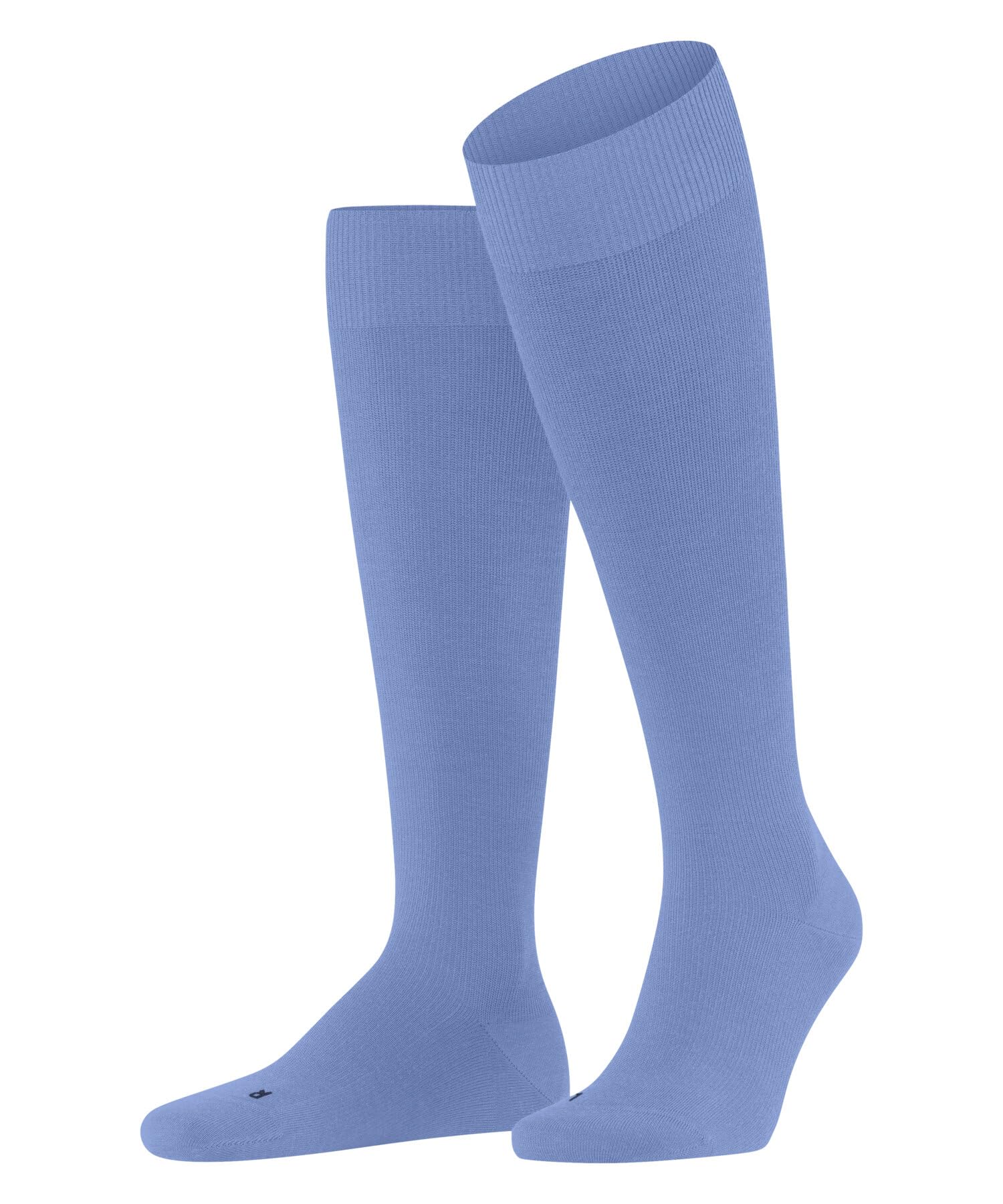 FALKE Men's Energizing Wool Compression Knee High Socks, Blue (Cornflower Blue 6554), 8-9