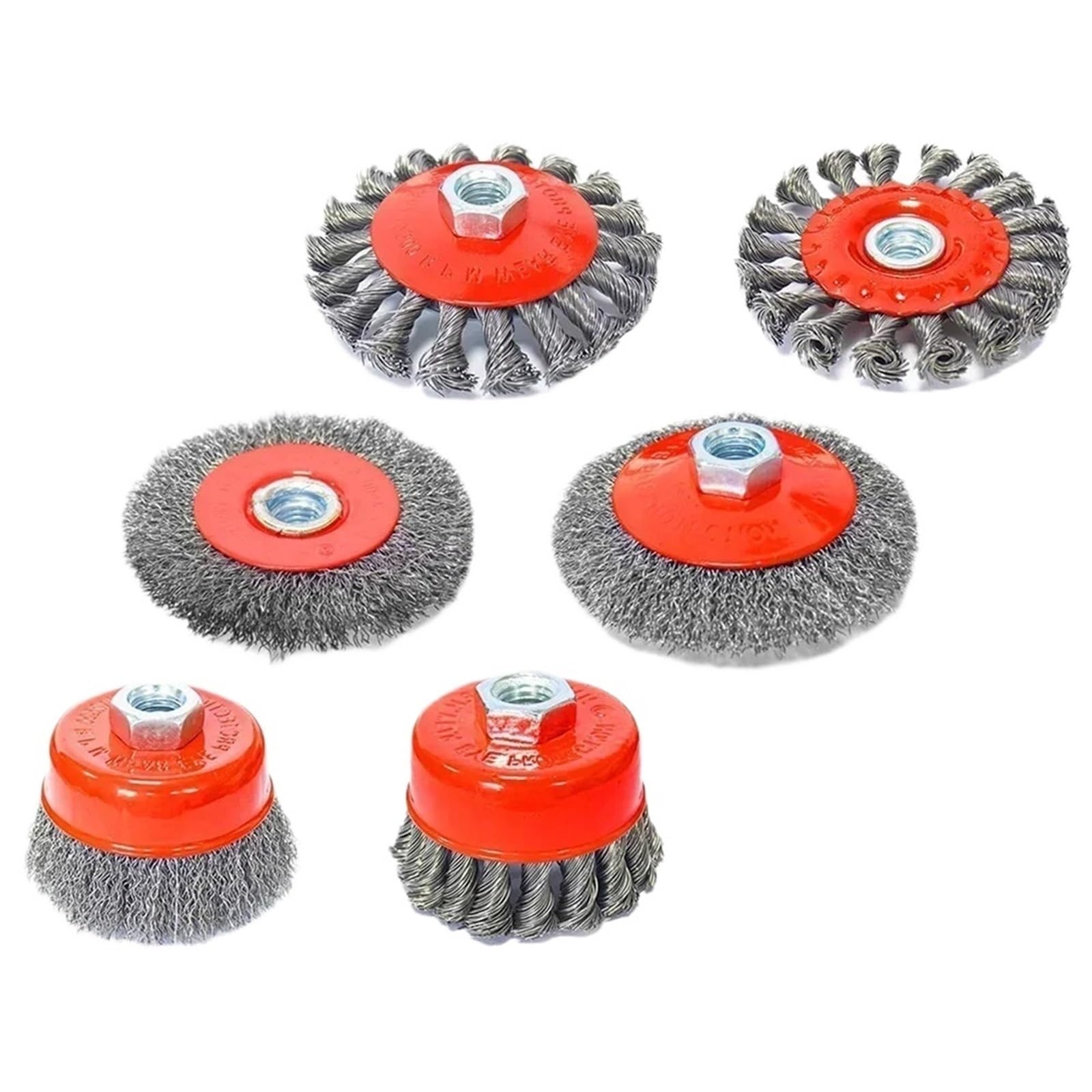 Spazzola Abrasiva a Tazza Nylon Spazzole metalliche Sbavatura for la pulizia della tazza ruota